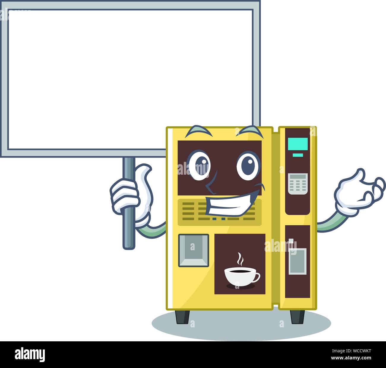 Coofe vending machine Stock Vector Images - Alamy