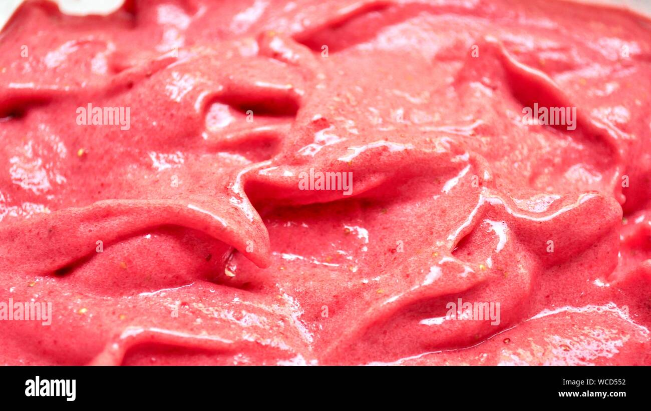 Close-up Of Frozen Dessert Stock Photo