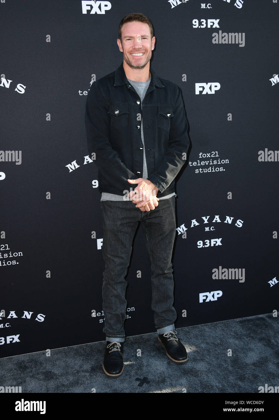 August 27, 2019, Hollywood, California, USA: 27 August 2019 - Hollywood,  California - Nate Boyer. FX's ''Mayans M.C.'' Season Two Los Angeles  Premiere held at Arclight Hollywood. Photo Credit: Birdie Thompson/AdMedia  (Credit