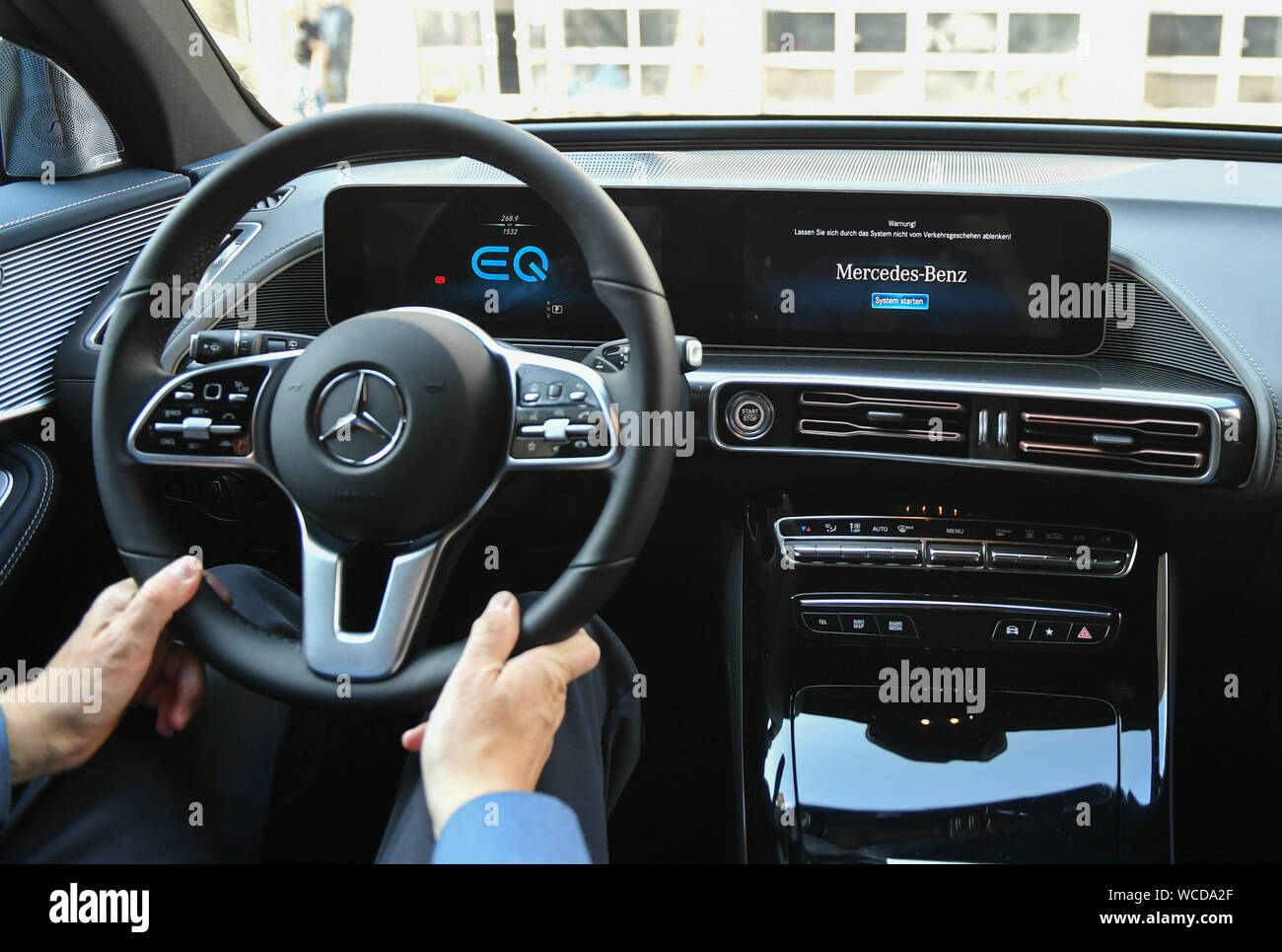 Berlin Germany 23rd Aug 2019 The Interior Of A Mercedes