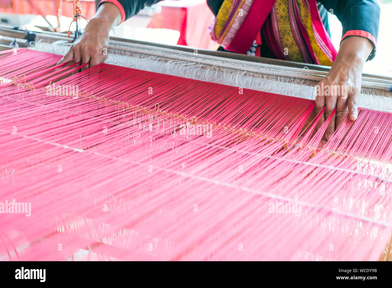 Weaving cotton hires stock photography and images Alamy