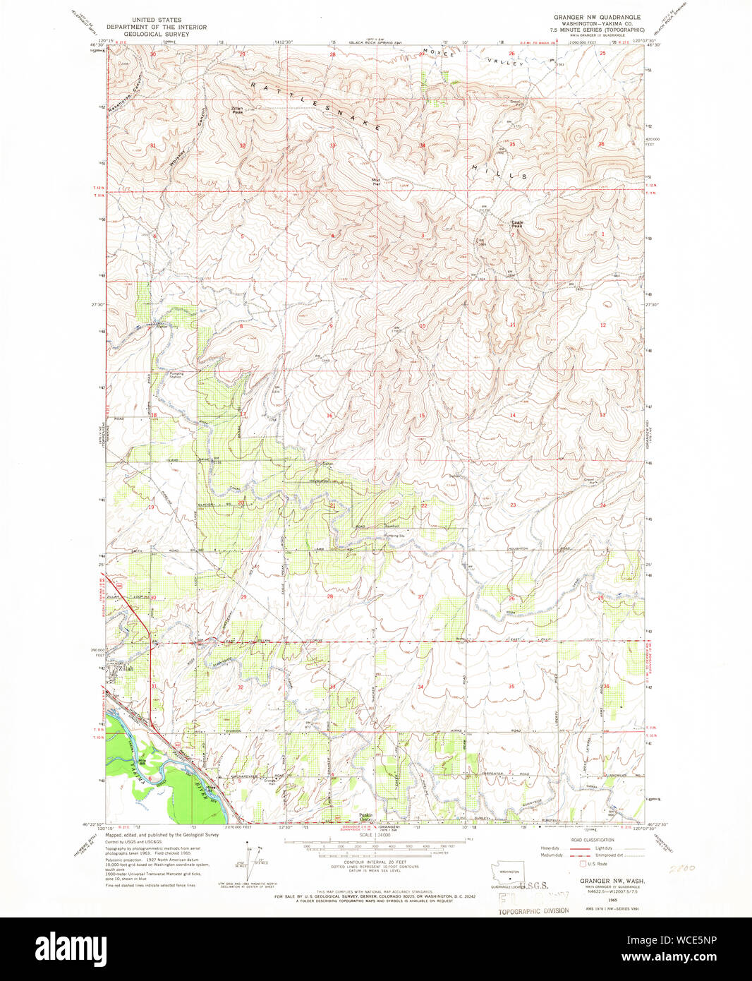 Granger washington state map Cut Out Stock Images & Pictures Alamy
