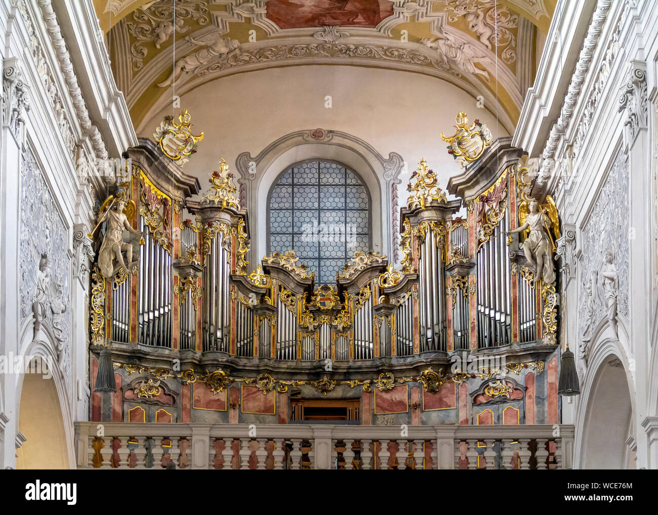 interior of the Bamberg Cathedral, a church in Bamberg, Germany Stock Photo