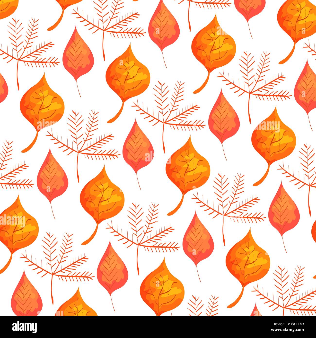 autumn branch and dry leafs nature pattern Stock Vector Image & Art - Alamy