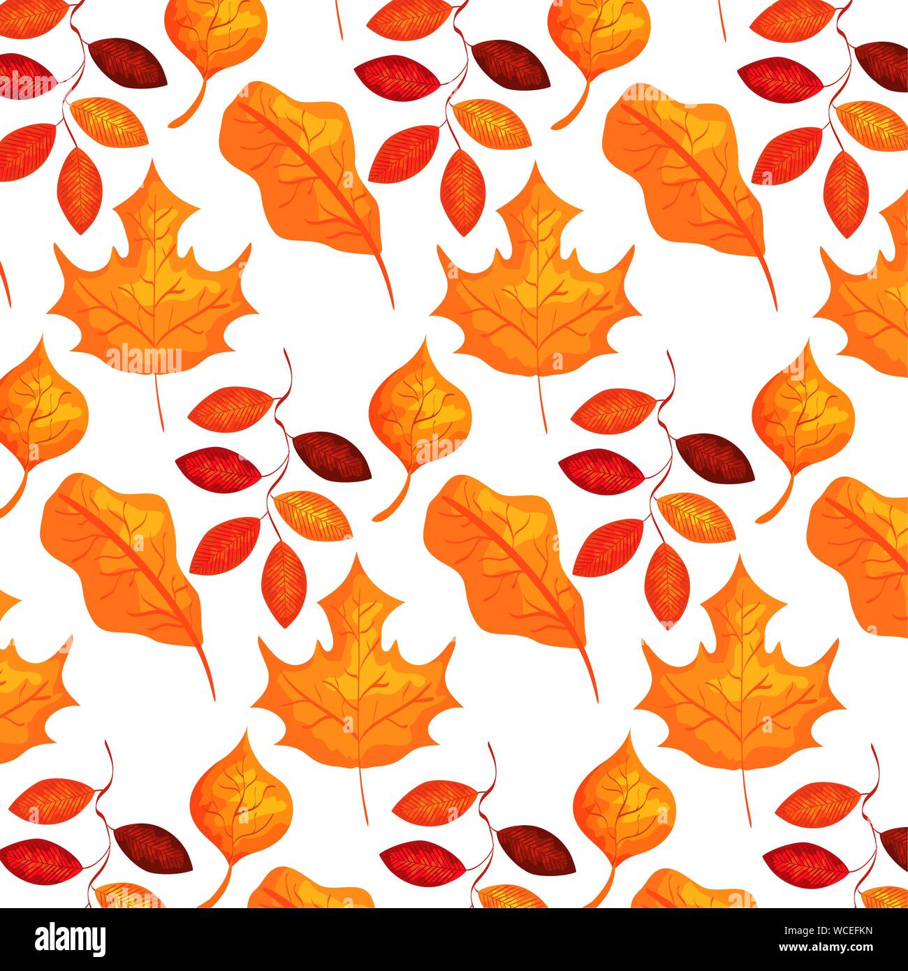 autumn branch and dry maple leafs pattern Stock Vector Image & Art - Alamy