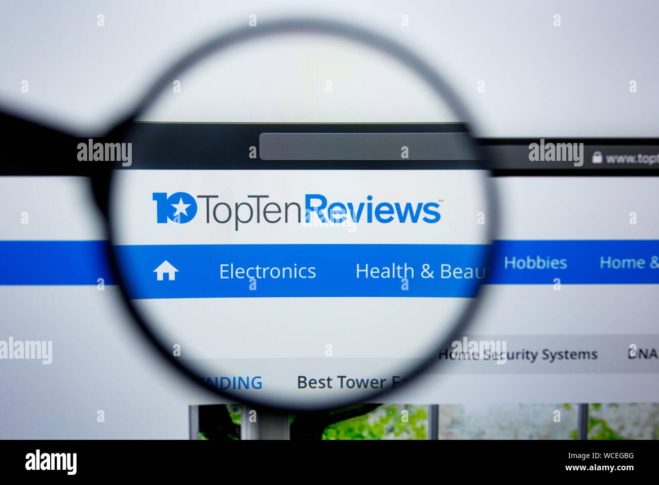 Los Angeles, California, USA 29 Jule 2019 Illustrative Editorial of