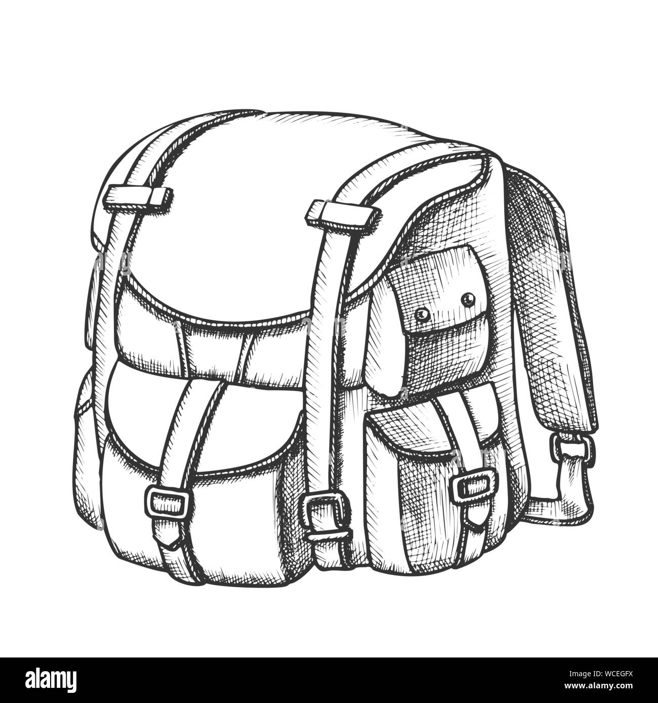 Backpack Clip Art Black And White