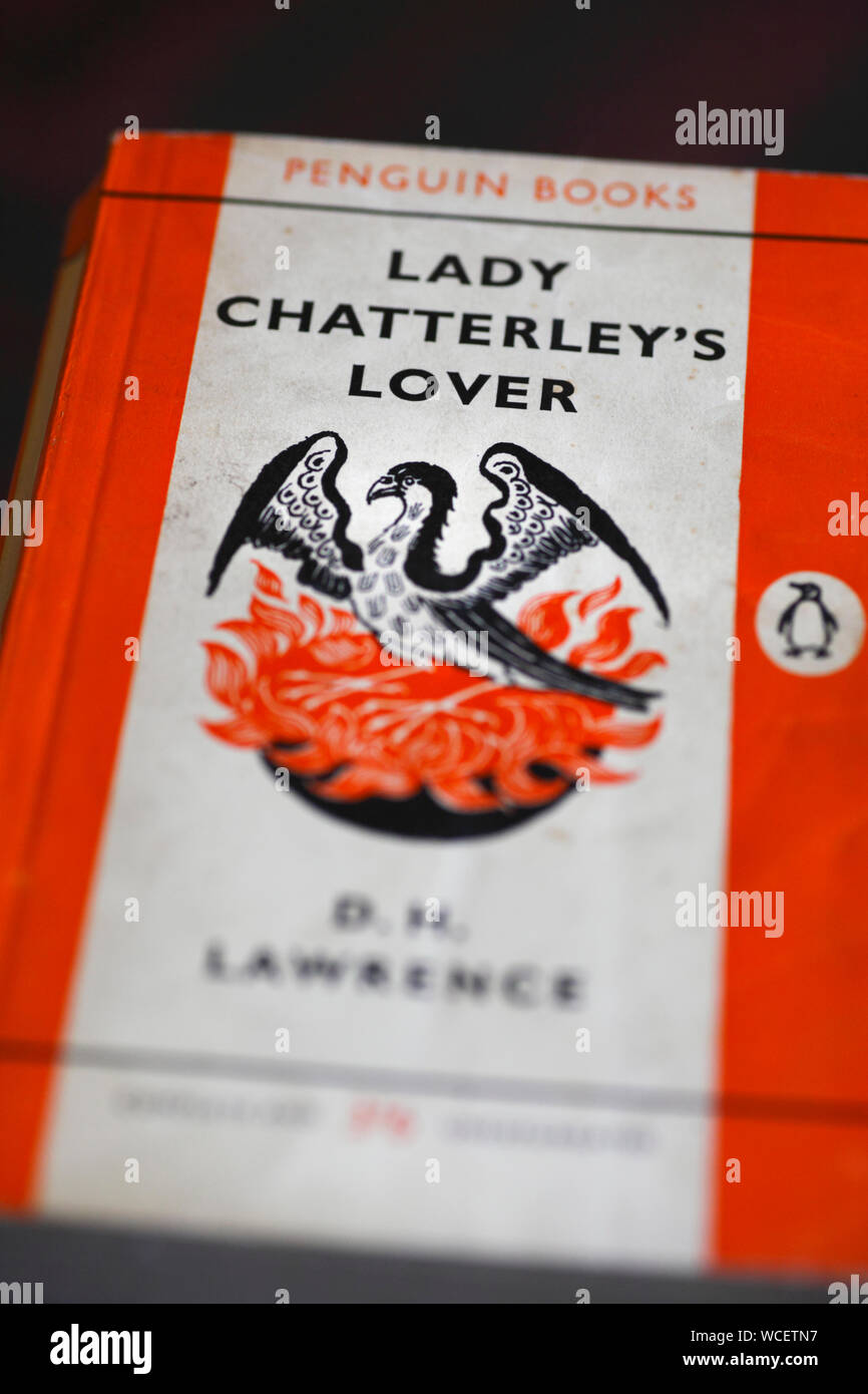 Lady Chatterley's Lover, classic book by DH Lawrence. Stock Photo