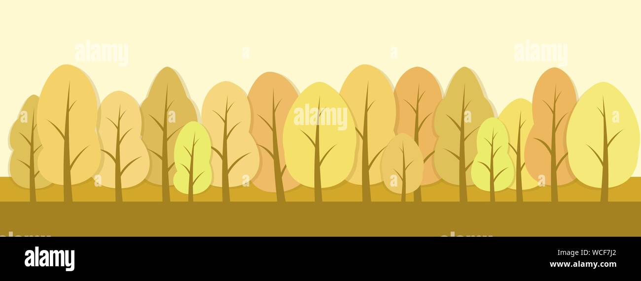 Autumn forest background Stock Vector Image & Art - Alamy