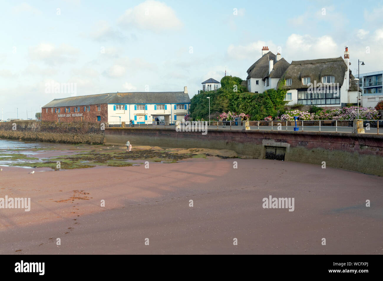 Thatched cottages, Paignton, South Devon, England Stock Photo Alamy