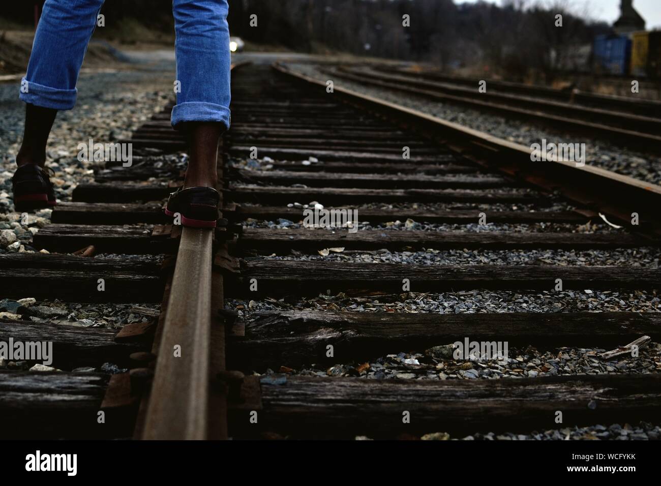 Balancing track hi-res stock photography and images - Alamy
