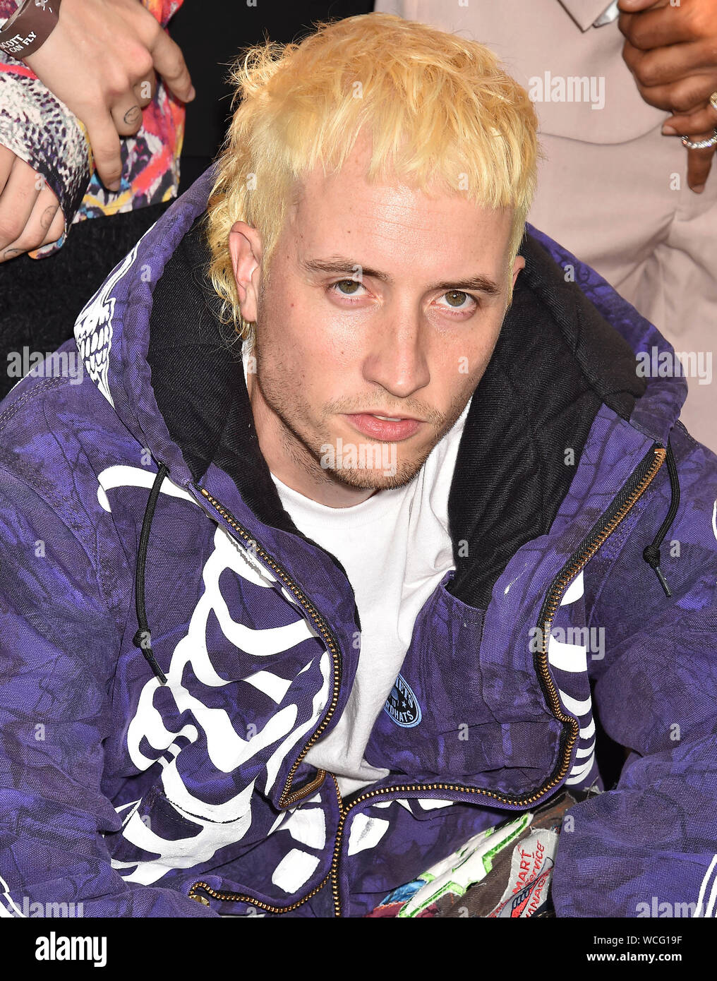 SANTA MONICA, CA - AUGUST 27: White Trash Tyler attends the Travis Scott:  "Look Mom I Can