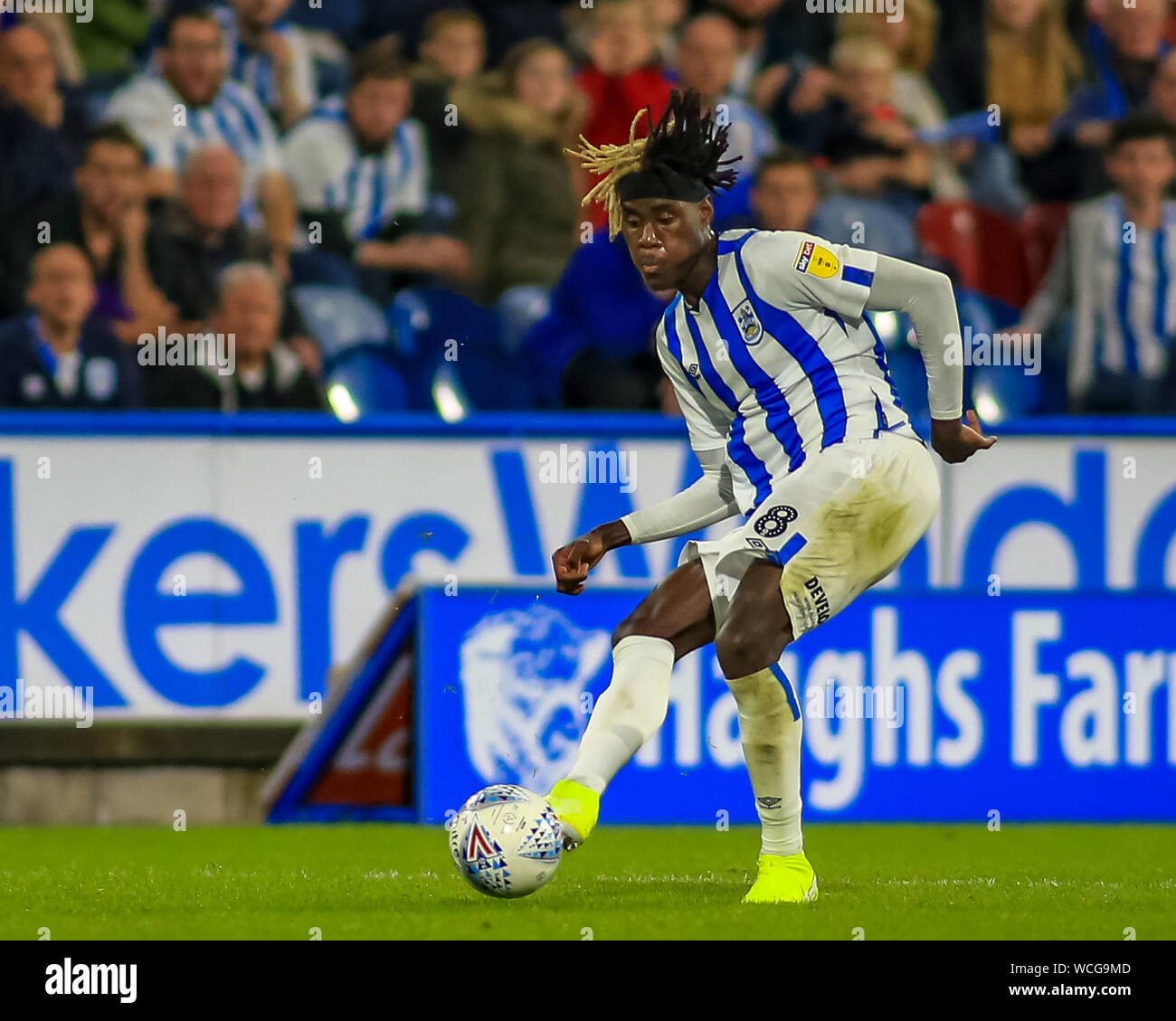 16th August 2019 John Smiths Stadium Huddersfield England Sky Bet Championship Huddersfield Town Vs Fulham Trevoh Chalobah 8 Of Huddersfield Town During The Game Credit Craig Milner News Images English Football League