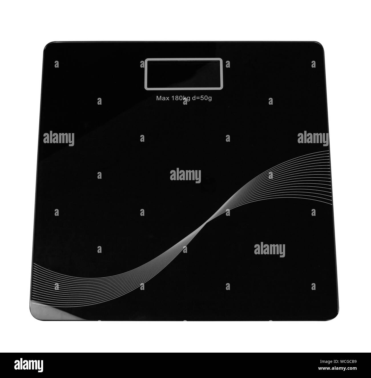 bathroom scale isolated on a white background Stock Photo Alamy