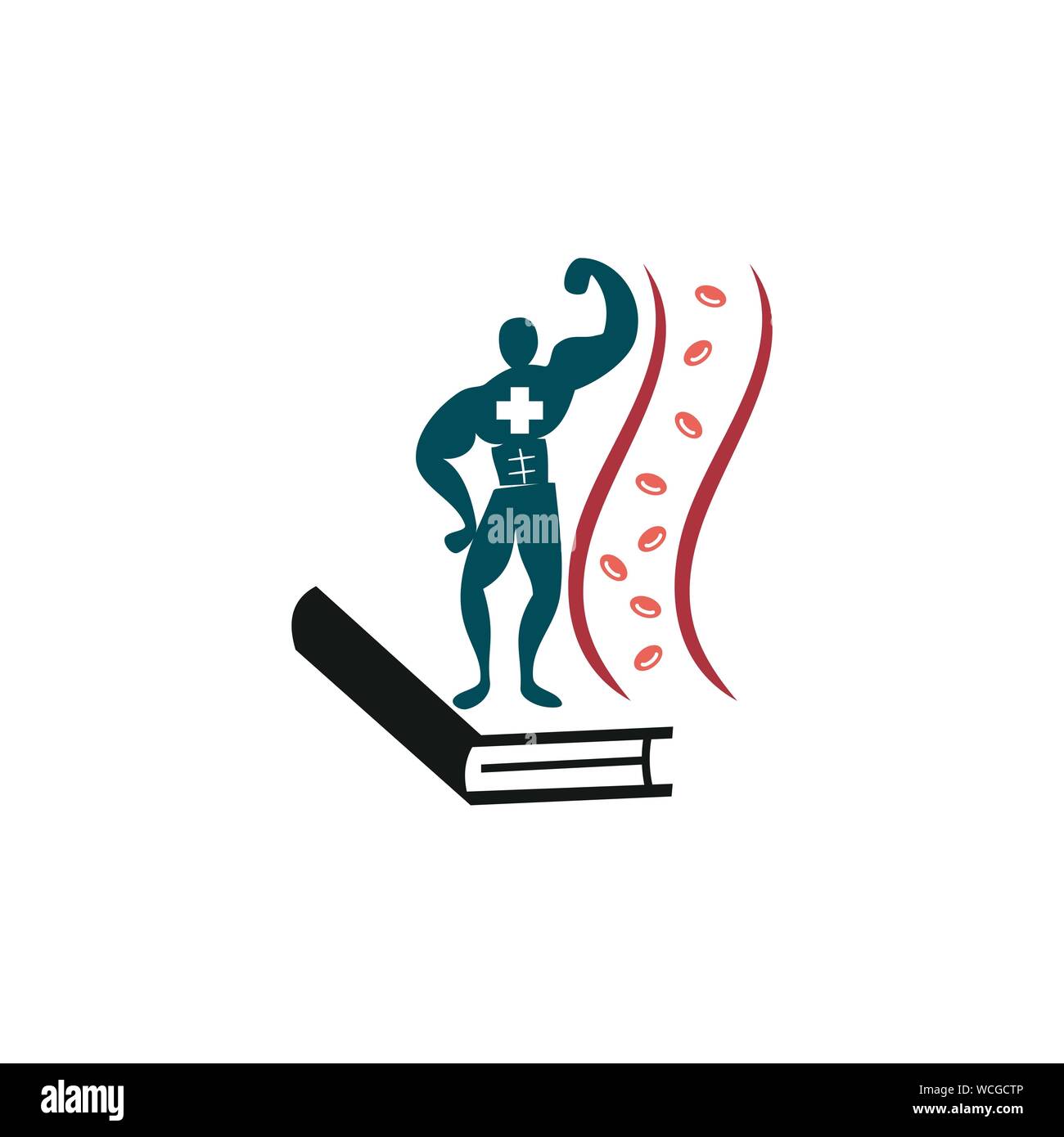 Cholesterol in artery health risk vector design Illustration Stock ...