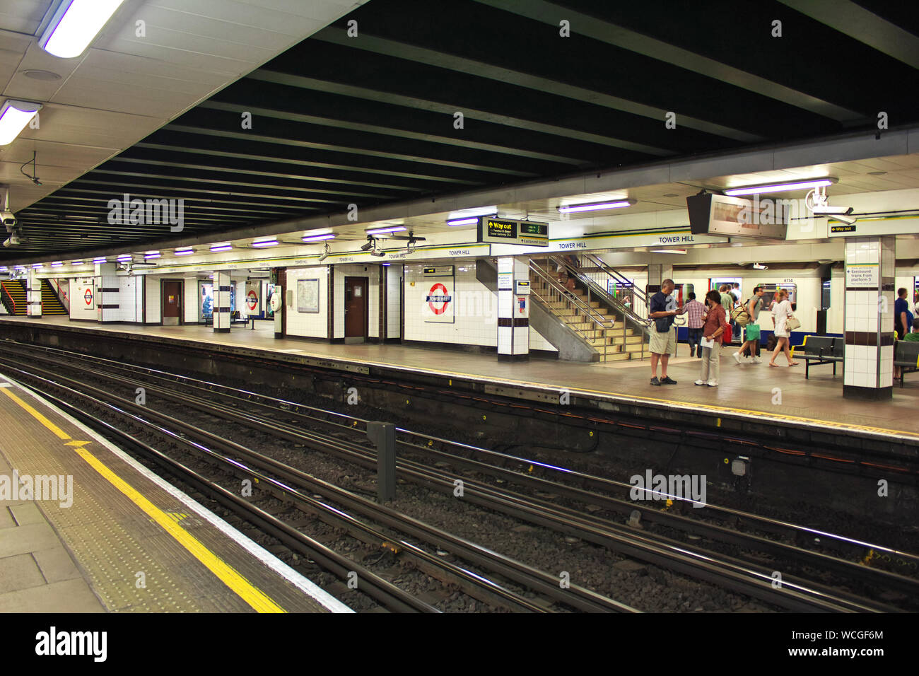 Metro in London city, England Stock Photo - Alamy