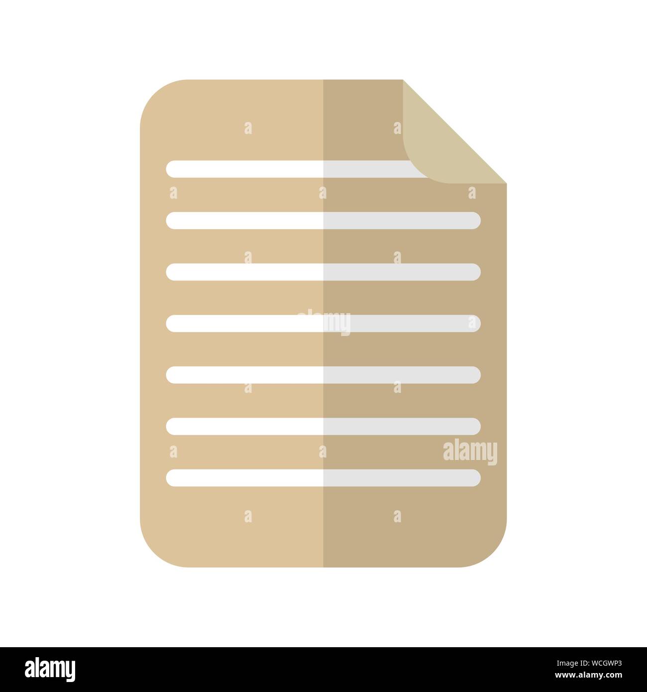 Isolated document vector design Stock Vector Image & Art - Alamy