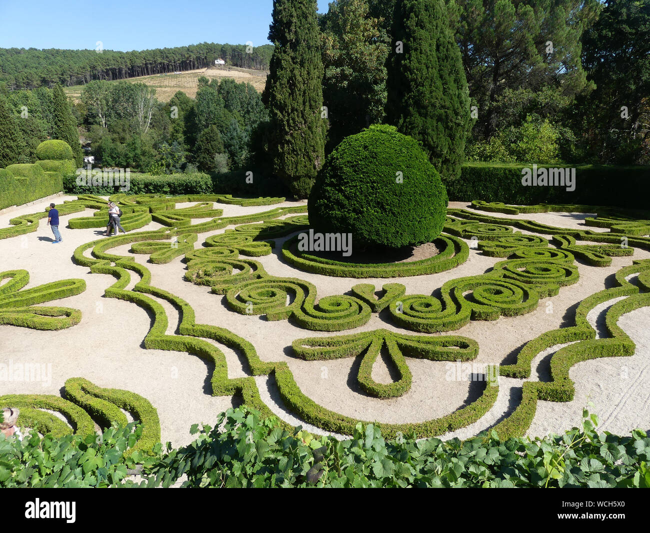 MATEUS PALACE in Villa Real, Portugal Stock Photo