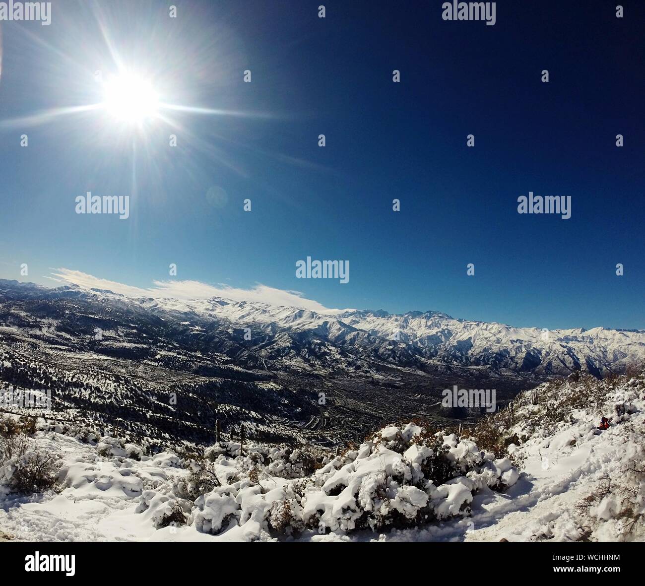 Clear bright winter sky hi-res stock photography and images - Alamy