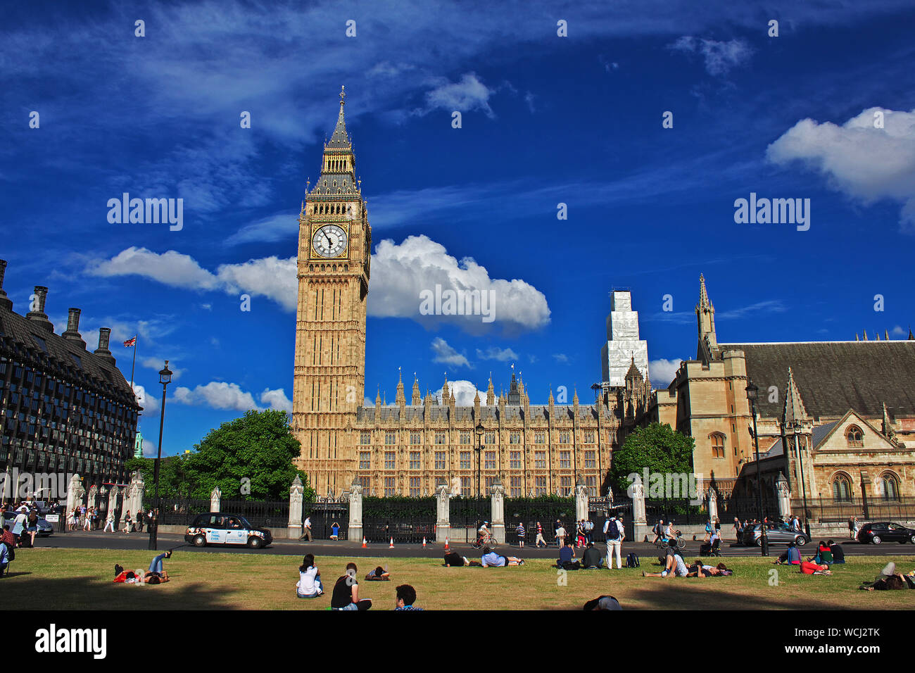 Big Ben clock tower in London Stock Photo Alamy