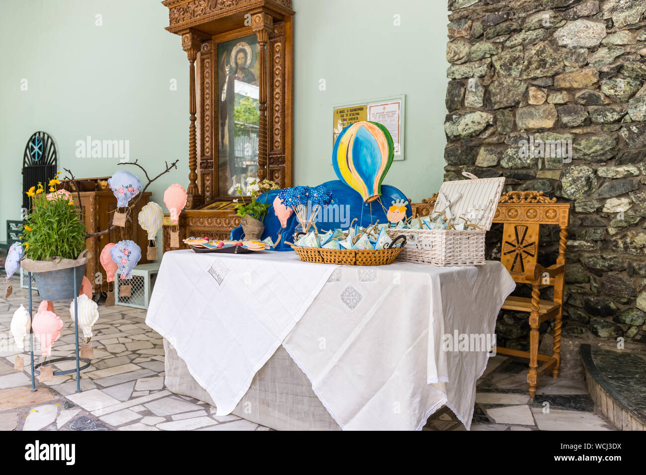 Christening Favors Blue Baby Boy Favors Greek Orthodox Baptism
