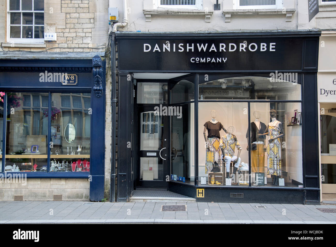 Danish Wardrobe Clothes Shop Cirencester England Uk Stock Photo