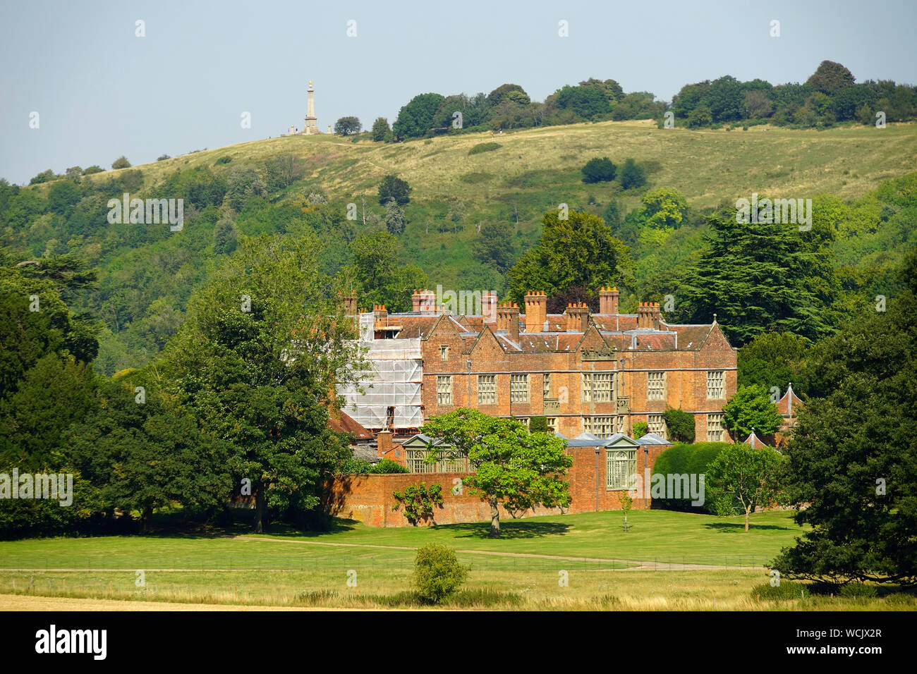 Scaffolding at Chequers, the British Prime Minister's official country
