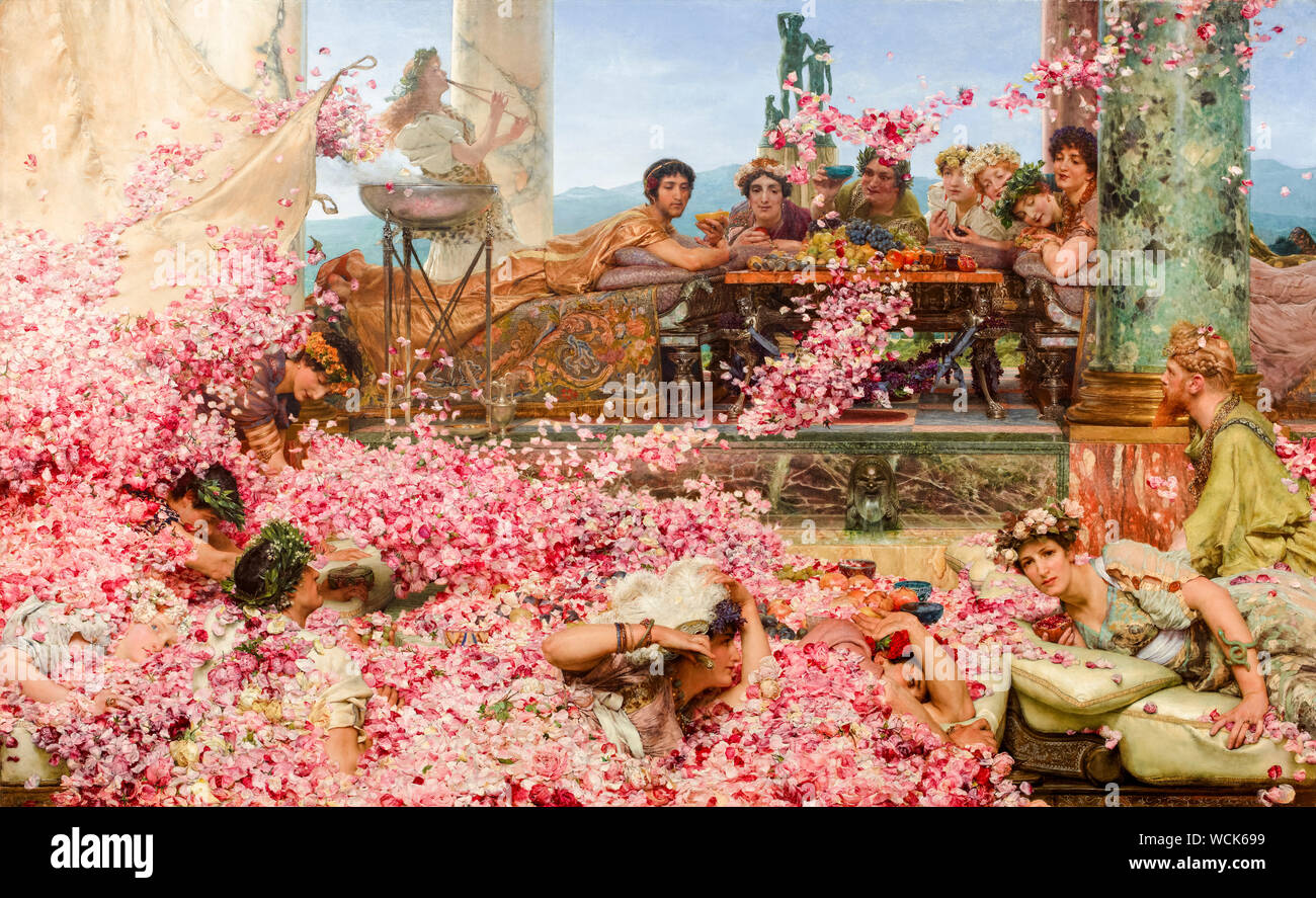Lawrence Alma Tadema The Roses Of Heliogabalus High Resolution Stock  Photography and Images - Alamy