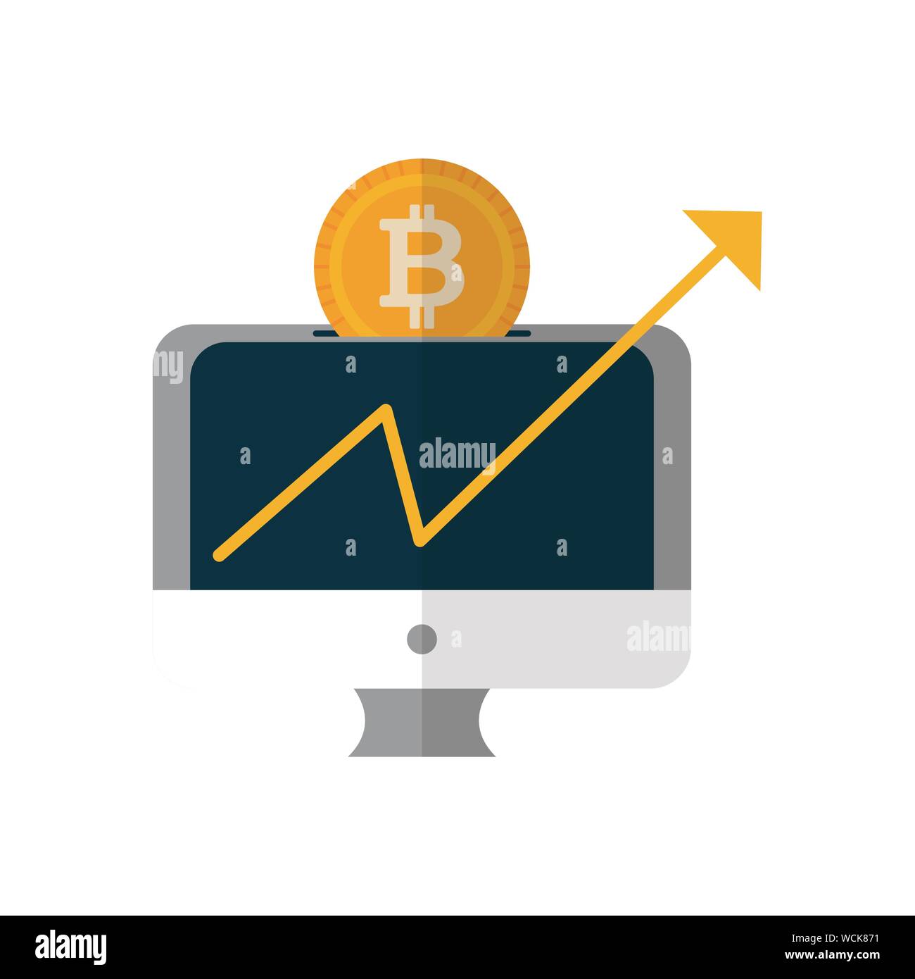 Isolated Bitcoin vector design Stock Vector Image & Art - Alamy