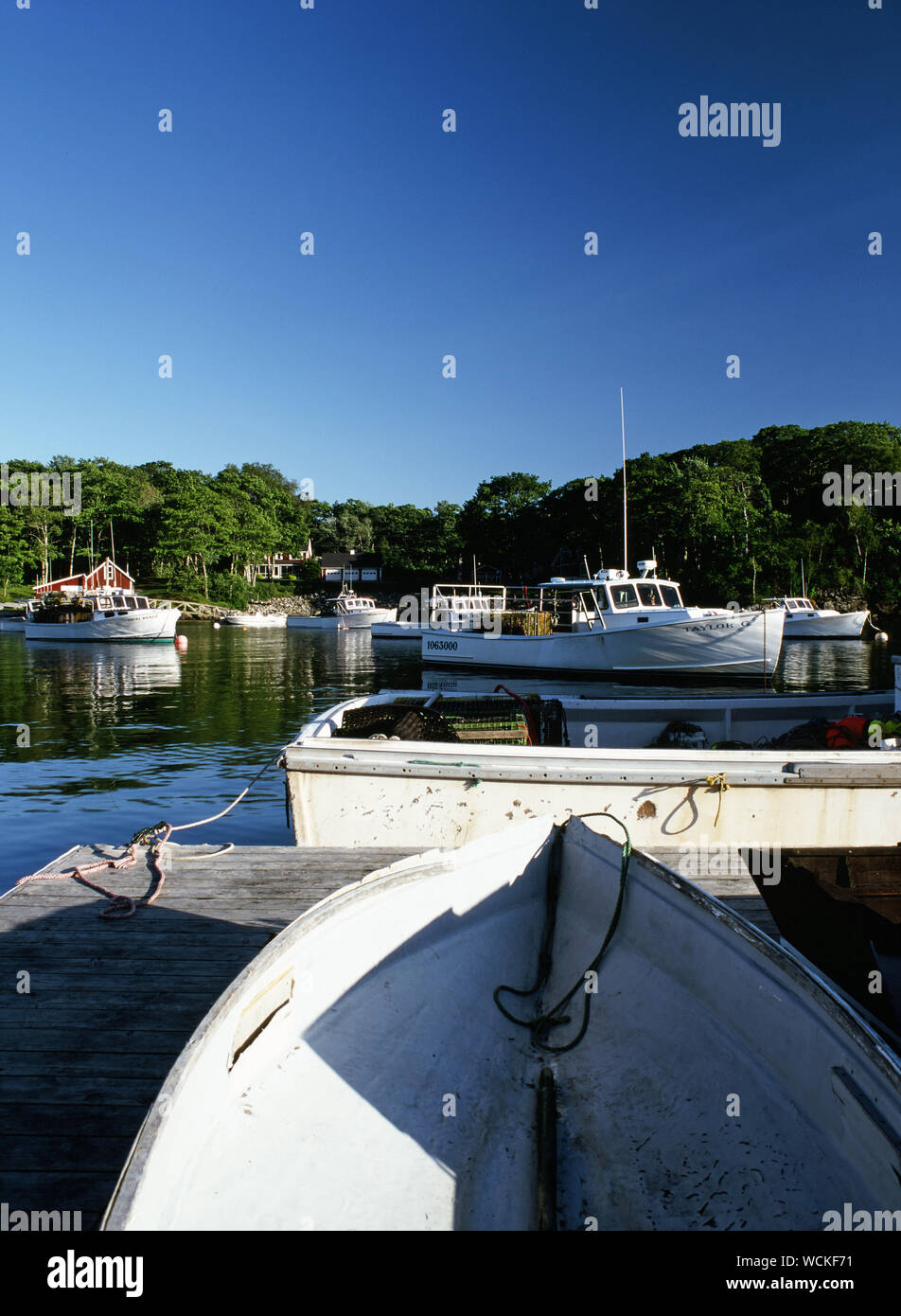 New Harbor, Maine USA Stock Photo Alamy