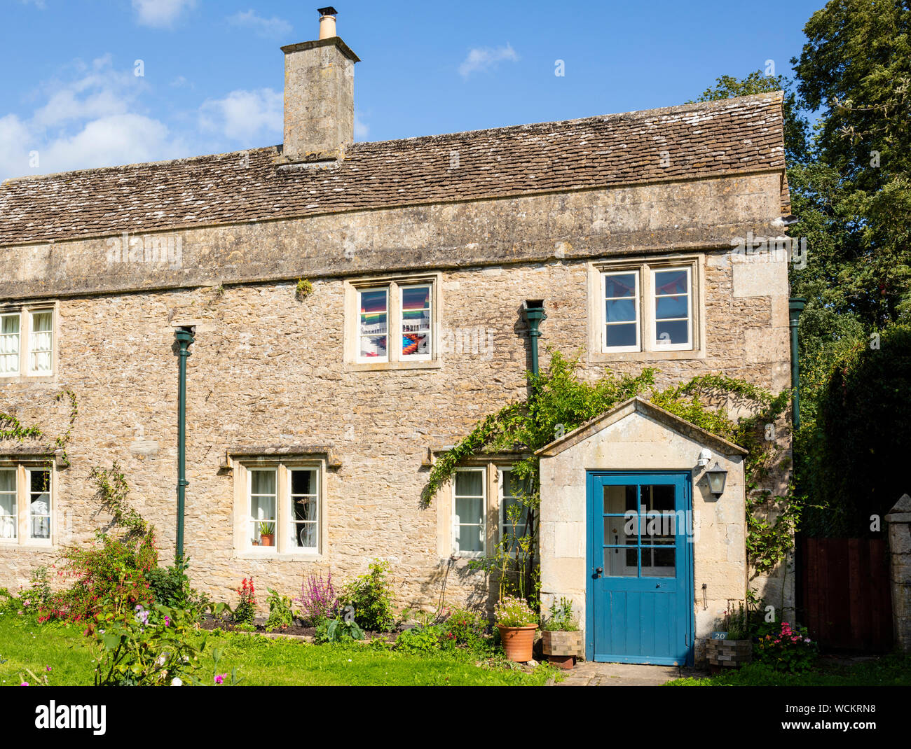 Film location Lacock Harry Potter's parents house Lacock village Wiltshire england uk gb Europe Stock Photo