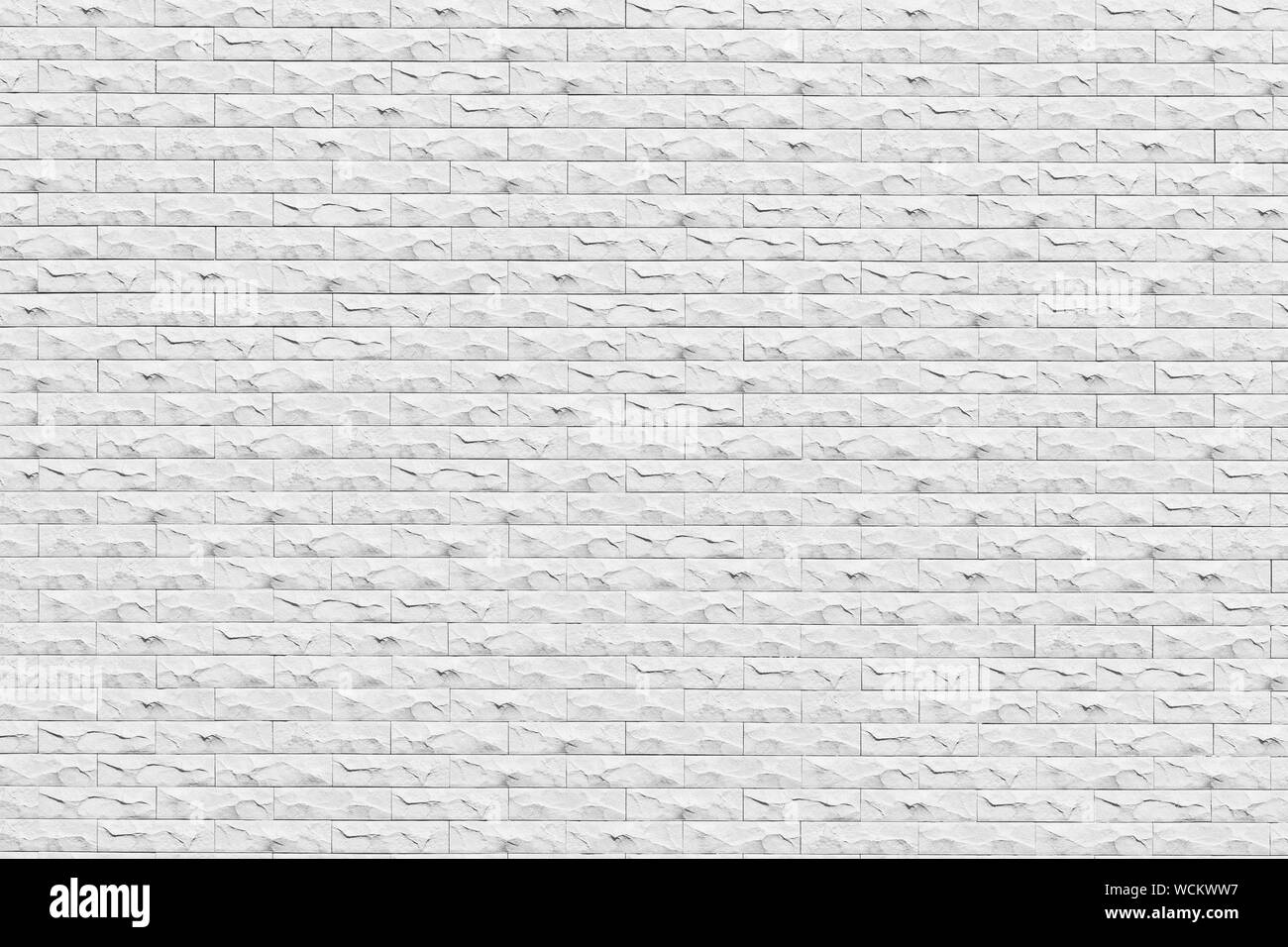 Modern White brick wall texture for background Stock Photo Alamy