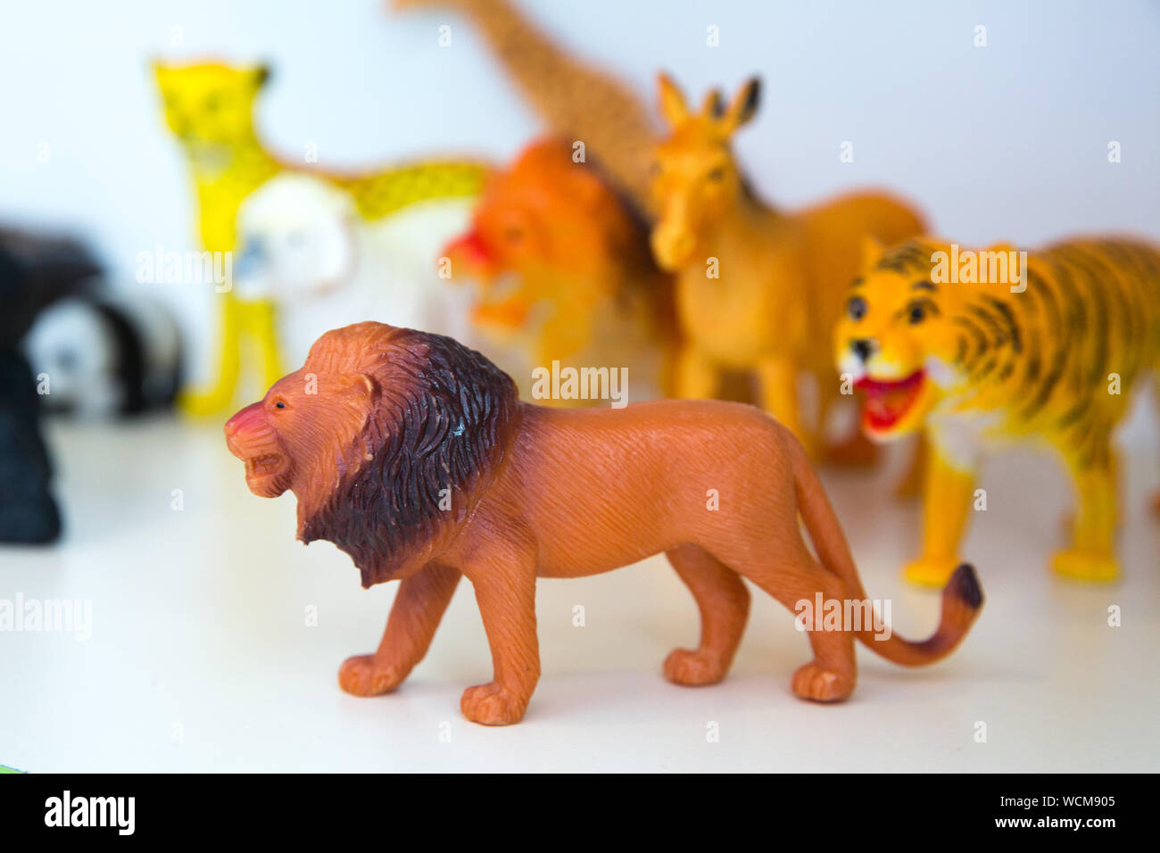 Plastic lion figurines sale