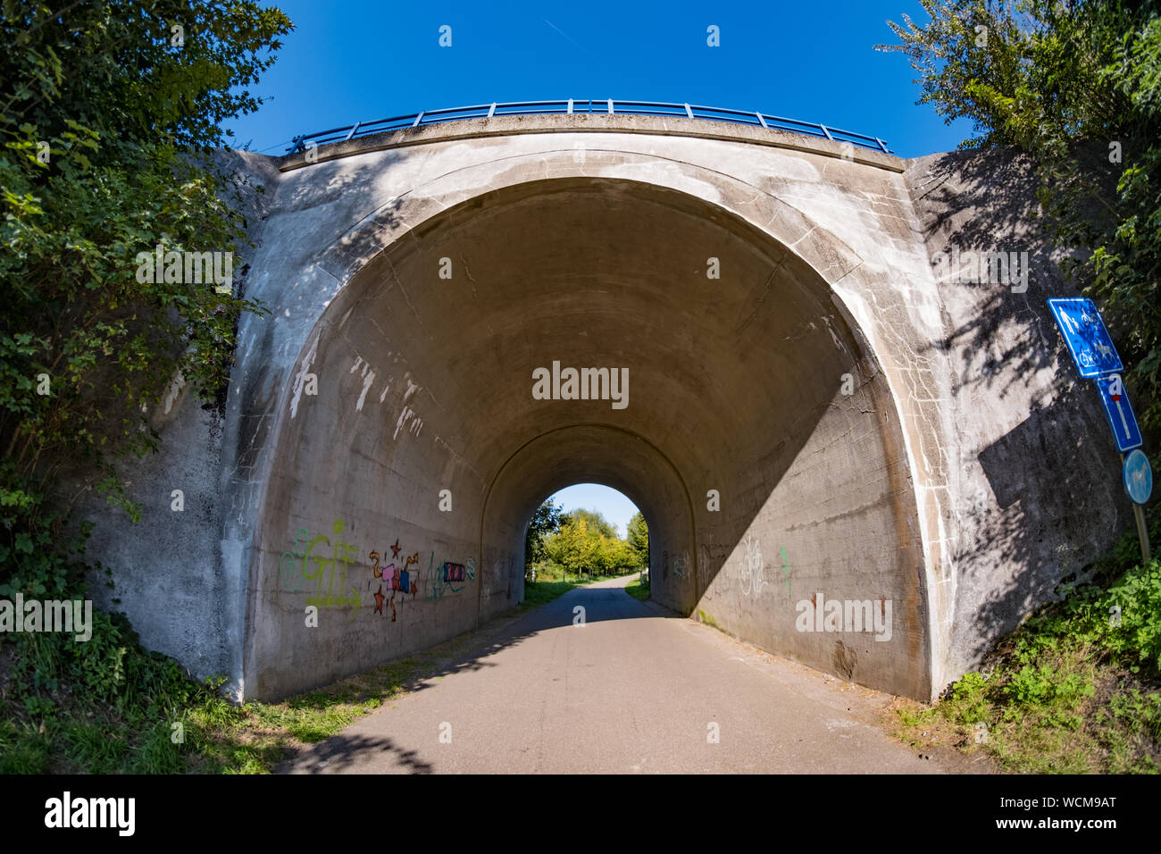 wide tunnel vision Stock Photo
