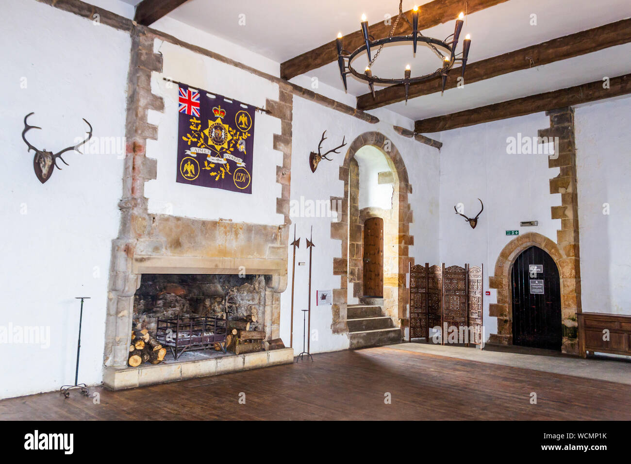 Bolton Castle, Castle Bolton village, Wensleydale, Yorkshire, England