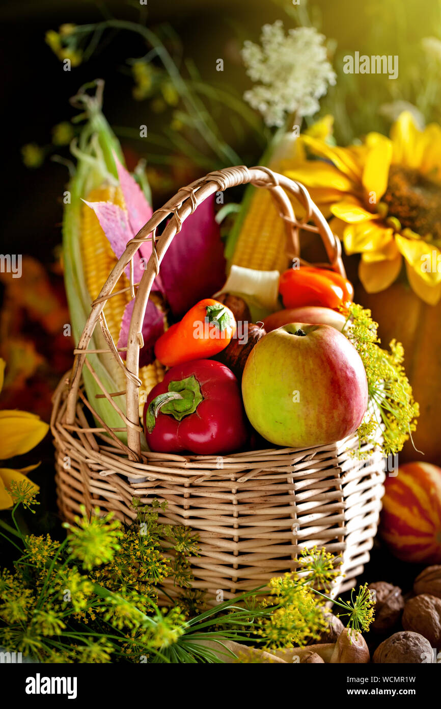 Harvest festival fruit vegetables hi-res stock photography and images ...