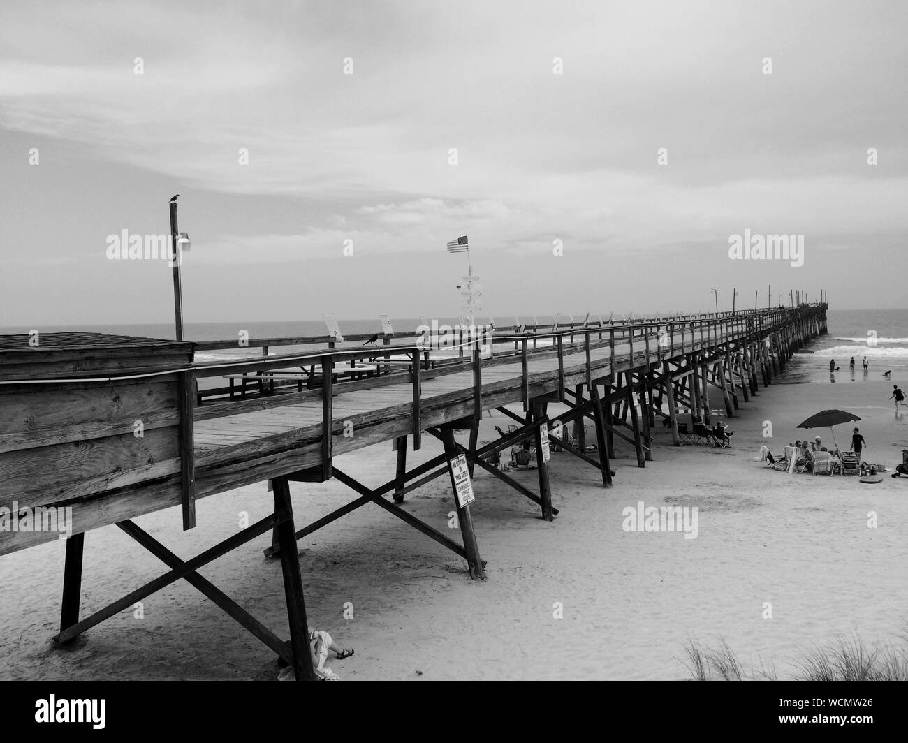 Structure of jetty Black and White Stock Photos & Images Alamy