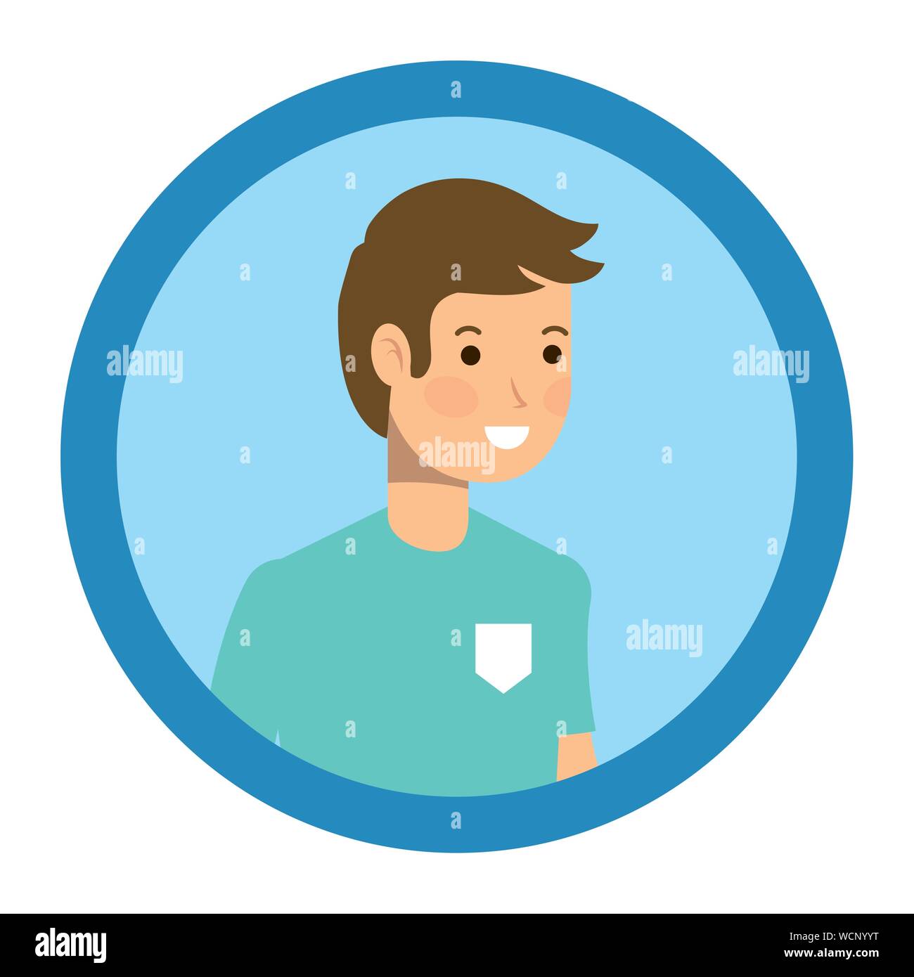 Isolated avatar man vector design Stock Vector Image & Art - Alamy