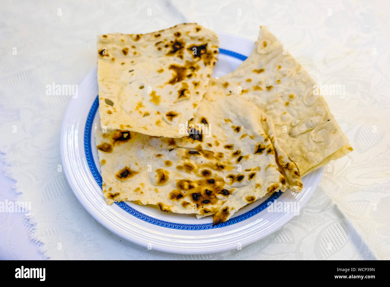 Bread in a restaurant Stock Photo Alamy