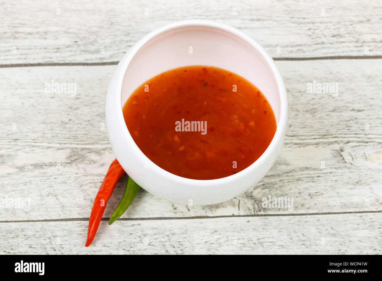 Sweet and spicy chilli sauce in the bowl Stock Photo Alamy