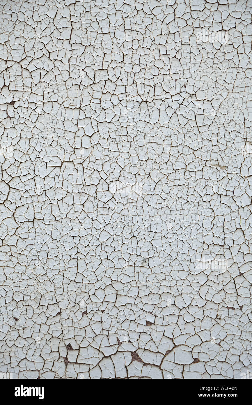 Cracked paint texture on wall Stock Photo