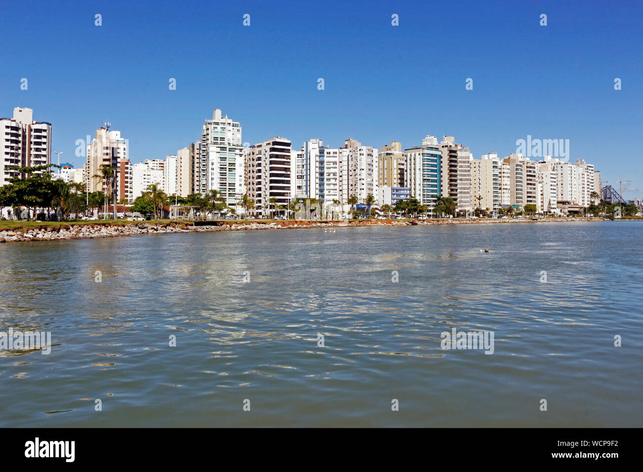 Beira Mar Norte Avenue, in the capital of Florianópolis, state of Santa Catarina - Brazil Stock Photo