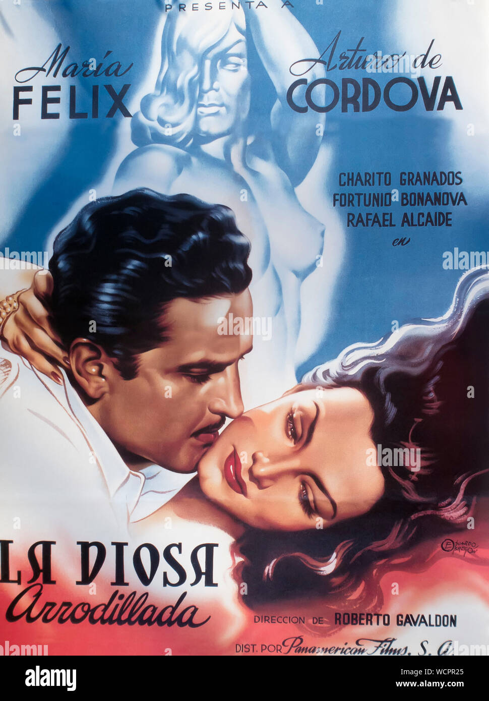 Mexican cine poster from the Golden Age Stock Photo