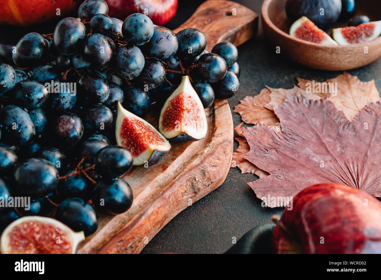Autumn food still life with season fruits and vegetables like Bangalore ...