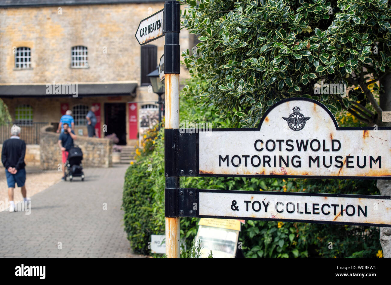 Sign Outside The Cotswold Motoring Museum In Bourton on the Water sign-outside-the-cotswold-motoring-museum-in-bourton-on-the-water