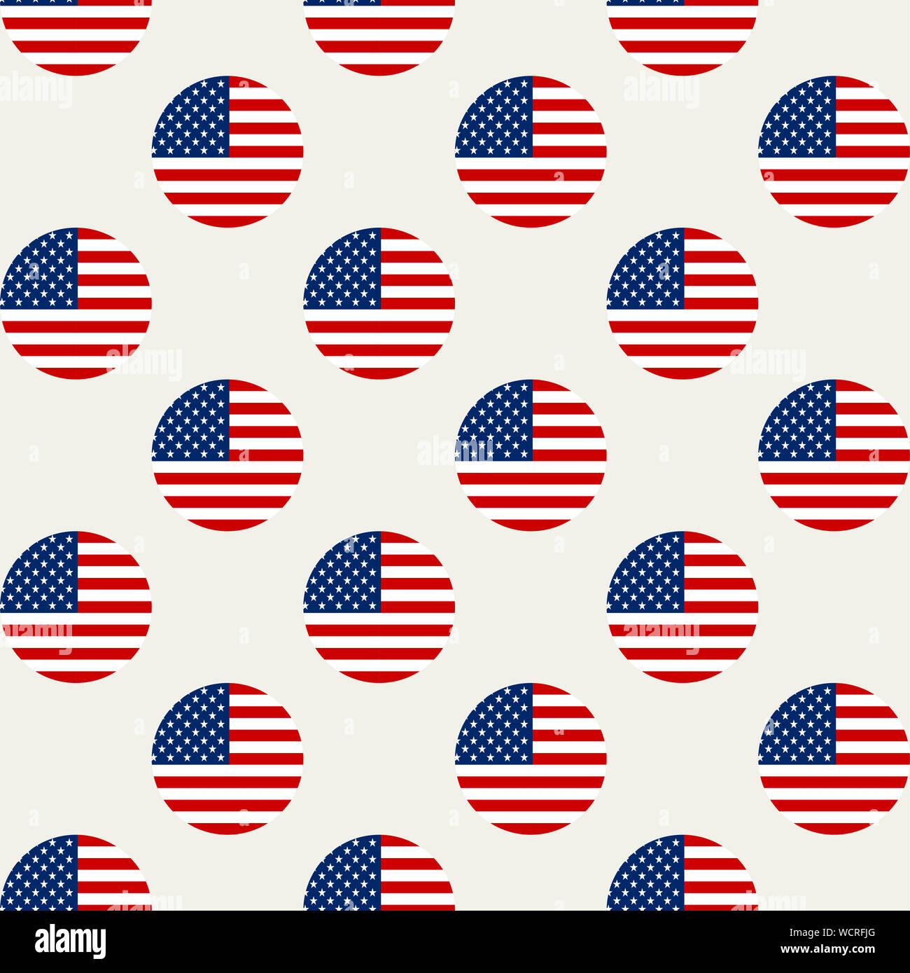 US flag badge vector illustration -Banner, background, wallpaper etc