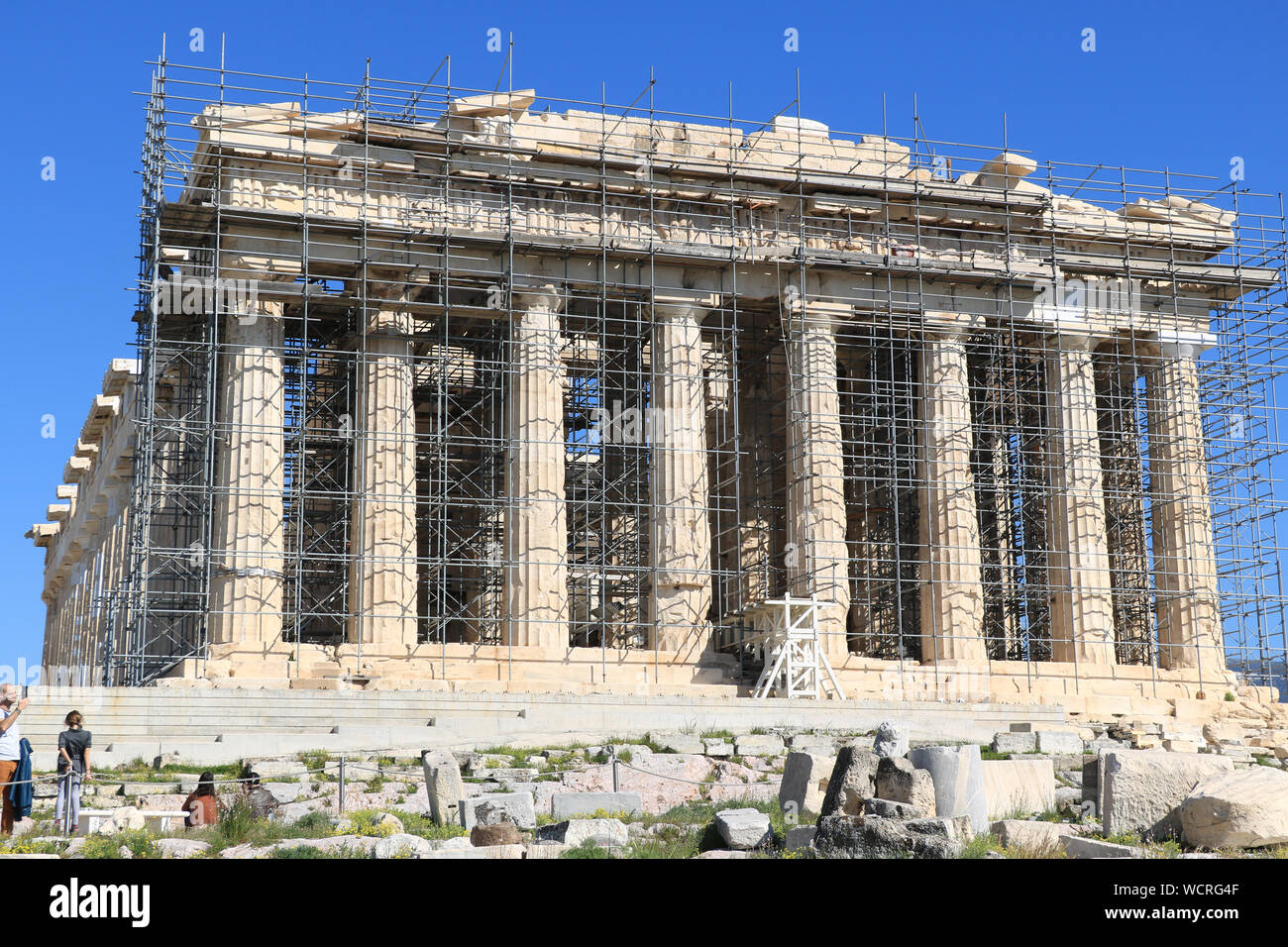 Parthenon, Acropolis of Athens Stock Photo