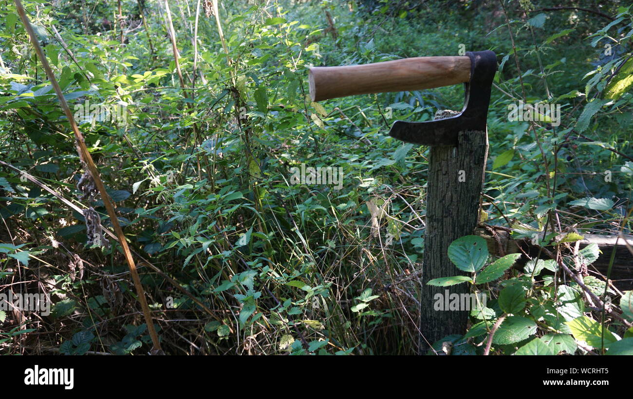 axes and finnish hakukirves bills for woodland fodder gathering, reconstruction by daegrad tools