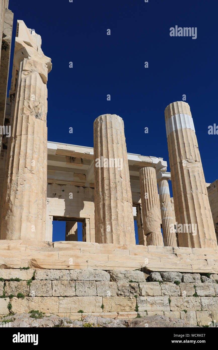 The Propylaea Acropolis Of Athens Stock Photo Alamy