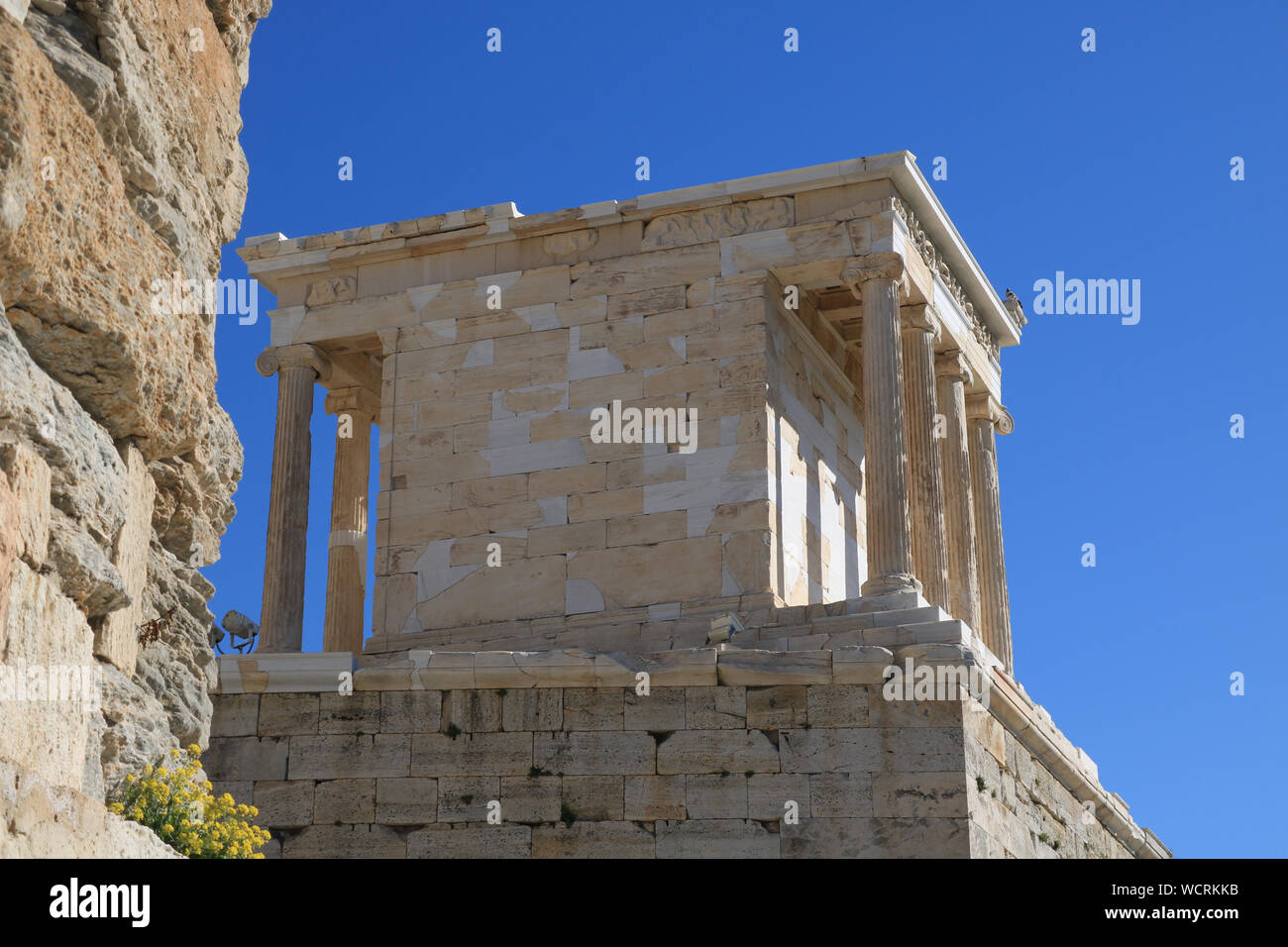 Temple of Athena Nike, Acropolis of Athens Stock Photo